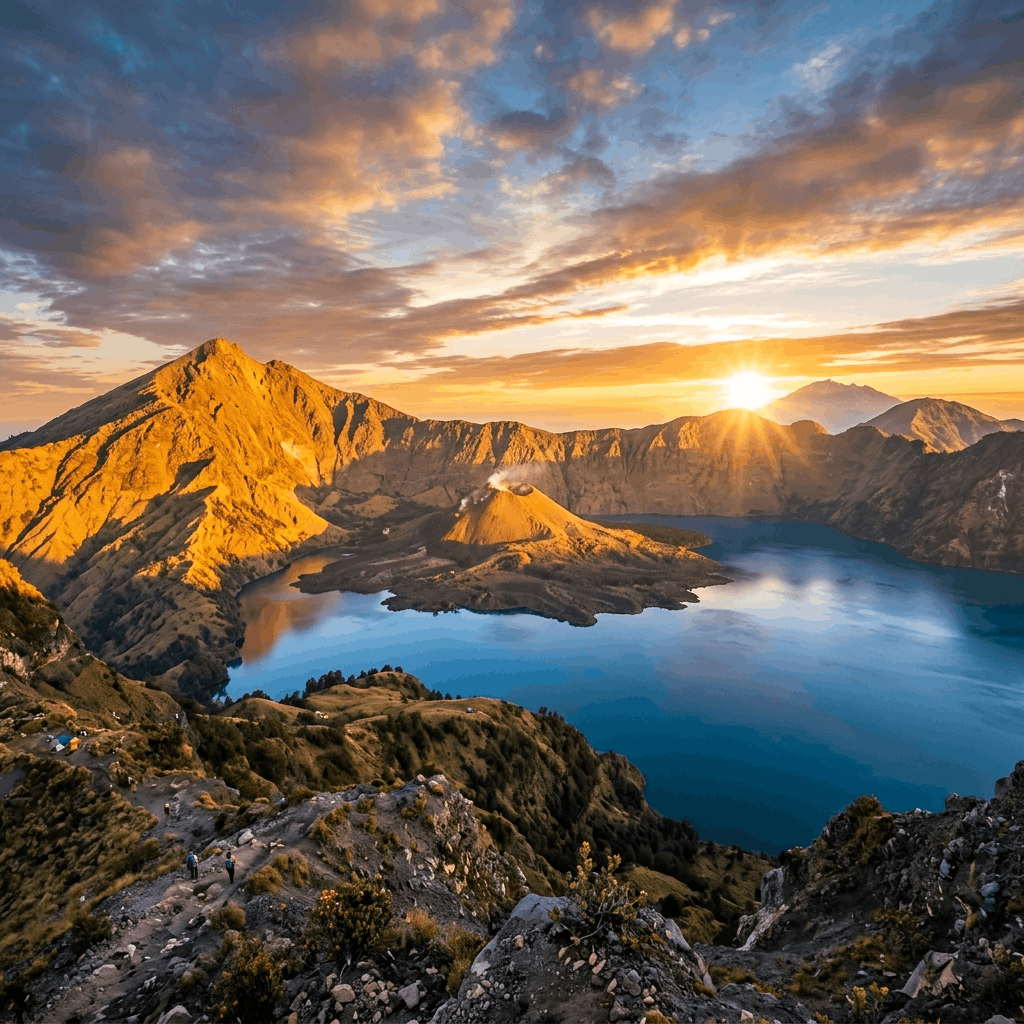 Mount Rinjani Sunrise