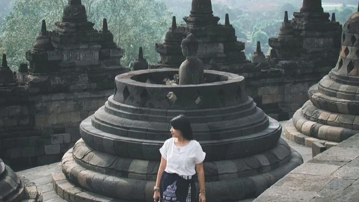 塞洛格里约梯田徒步和婆罗浮屠寺庙私人旅游（含攀爬通道）