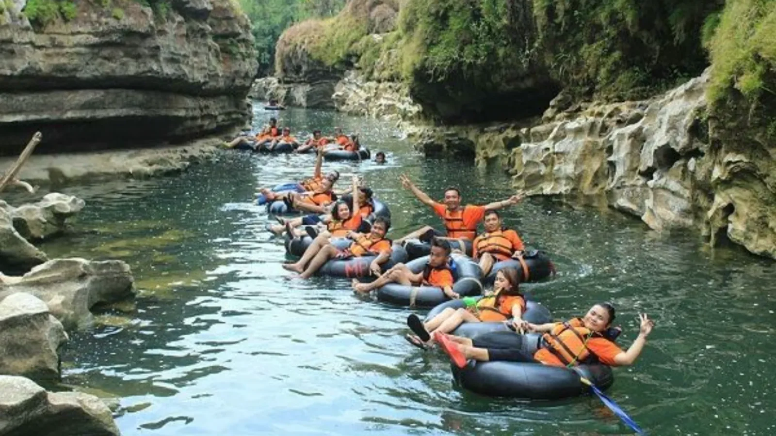 Pindul Cave Oyo River Tubing and Prambanan Temple Tour