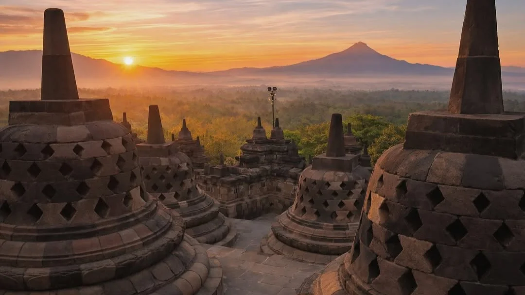 Borobudur Temple Sunset Tour with Climb Up Access and Dinner