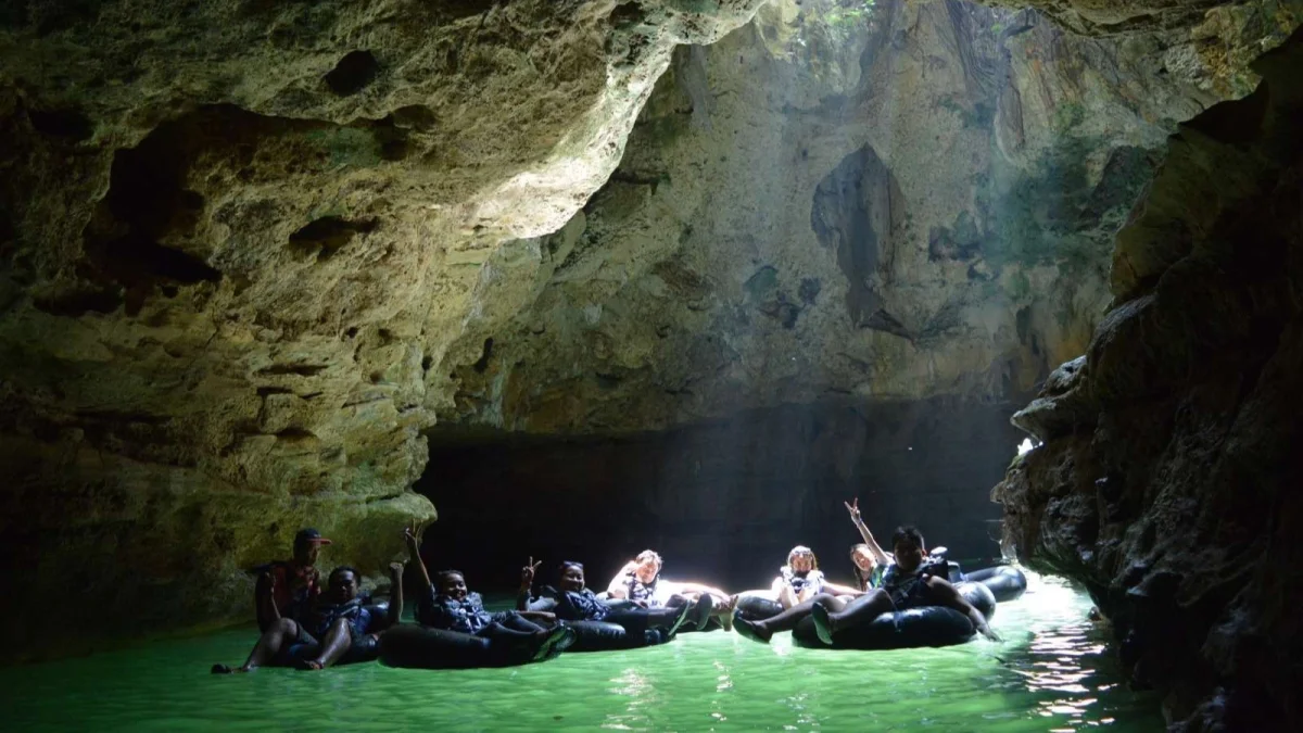 Explore the Underground River of Pindul Cave